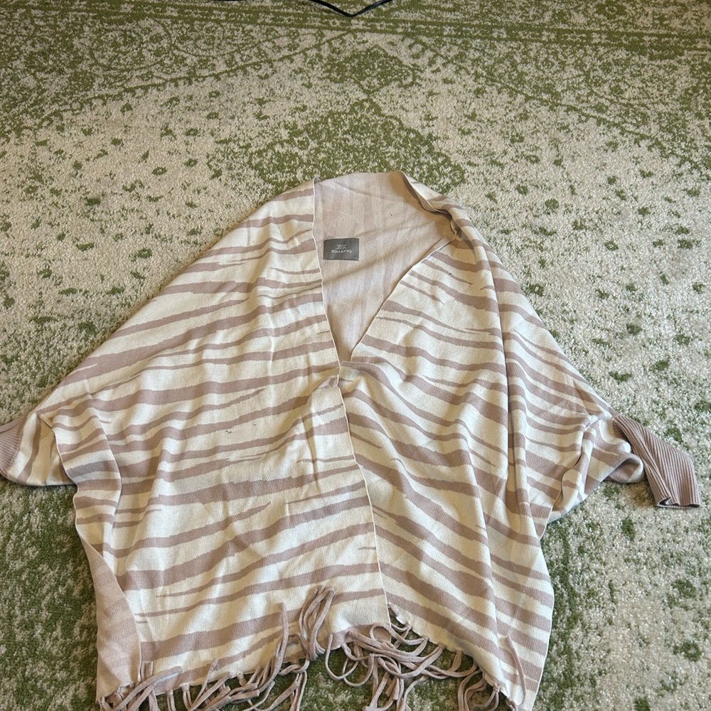 Soia and kyo Zebra sweater wrap